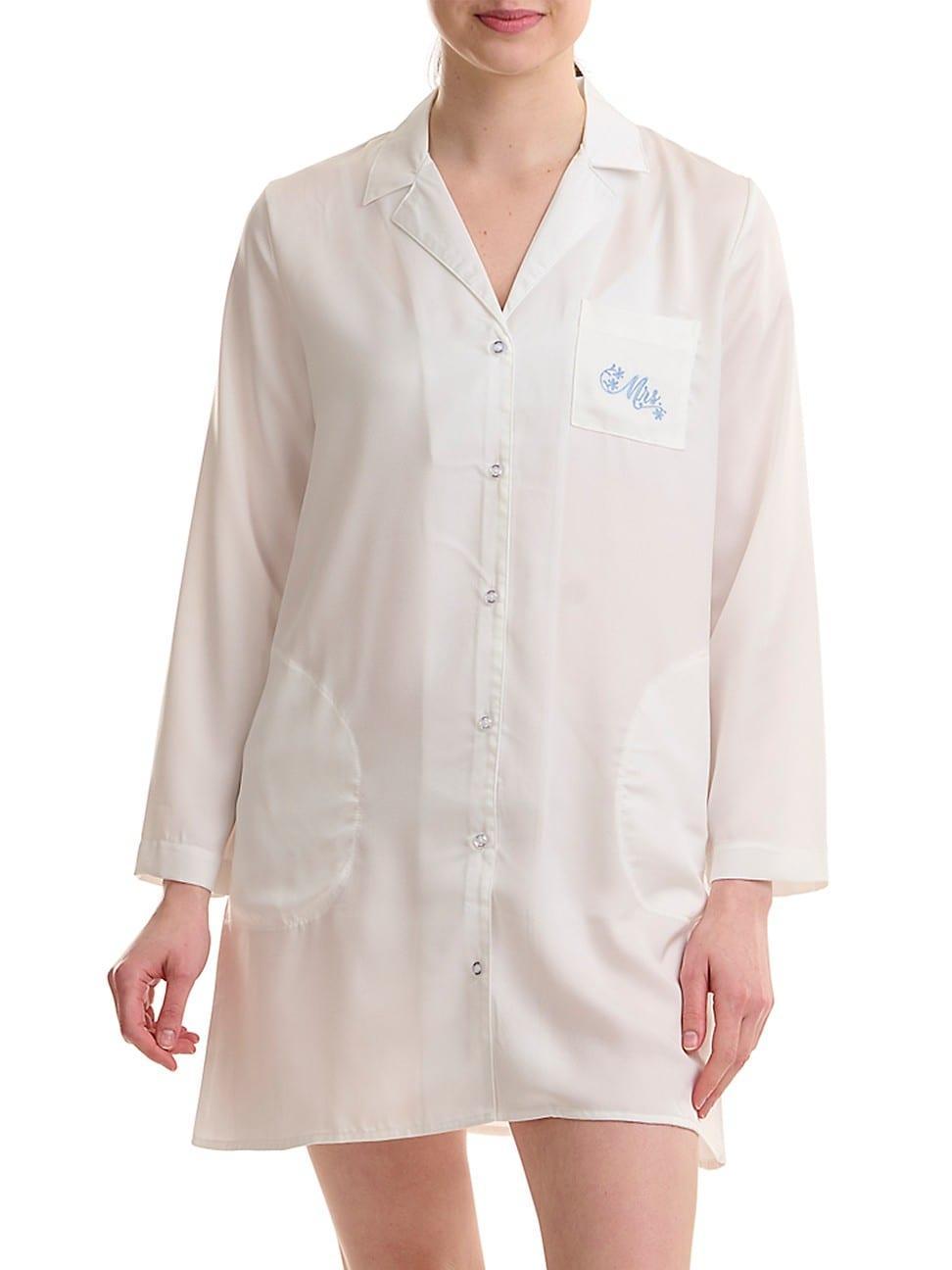 Womens Semi-Sheer Sleep Shirt Product Image