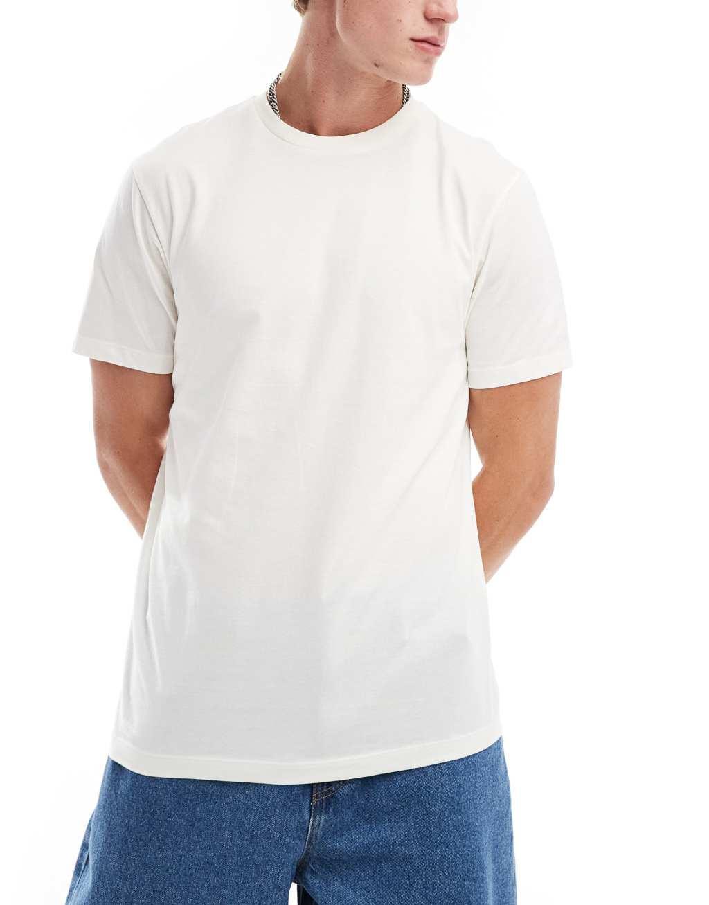 ASOS DESIGN 3 pack crew neck t-shirts in multiple colors Product Image