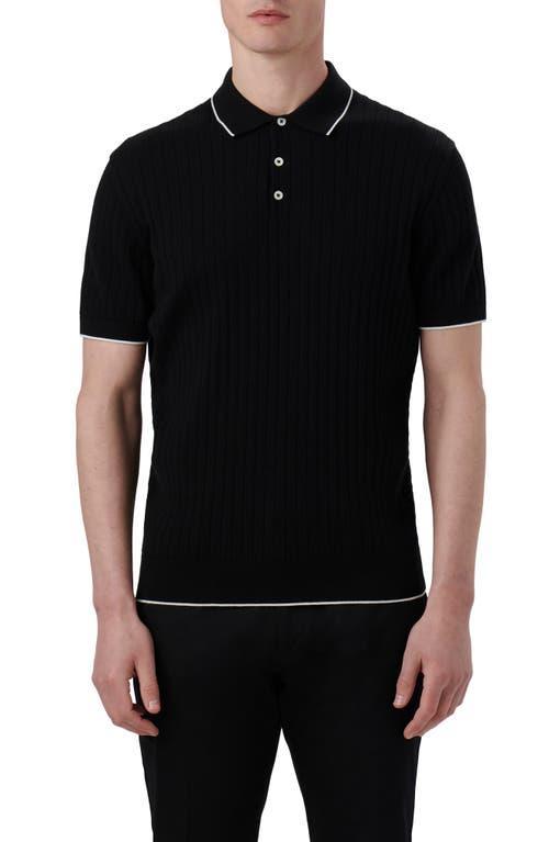 Bugatchi Ribbed Polo Sweater Product Image