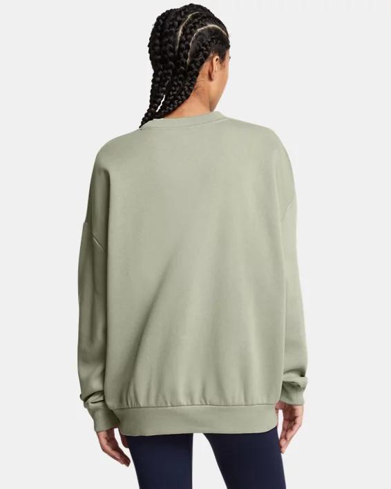 Women's UA Rival Fleece Oversized Crew Product Image