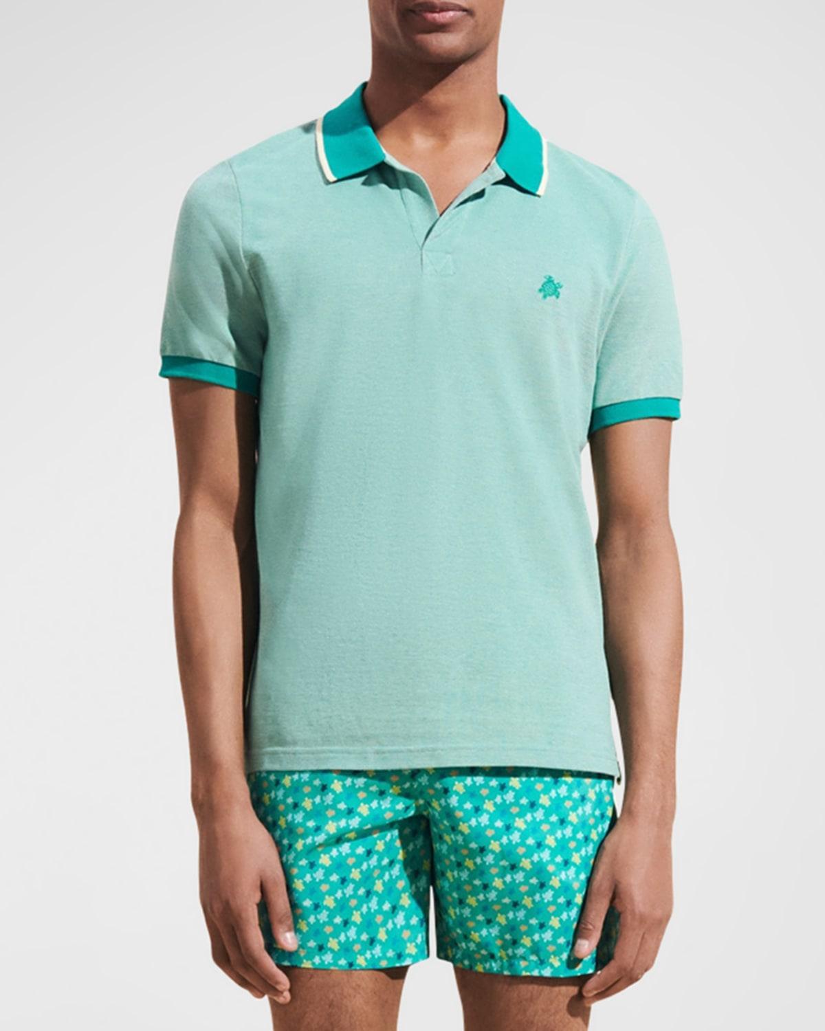 Mens Pique Polo Shirt Product Image