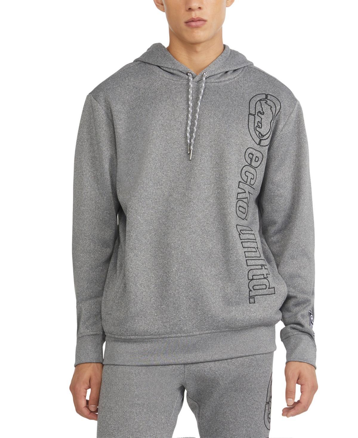 Ecko Mens Vertical Embroidered Pullover Hoodie Product Image