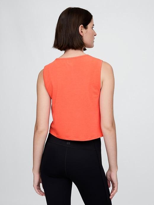 GapFit Breathe Cropped Muscle Tank Top Product Image