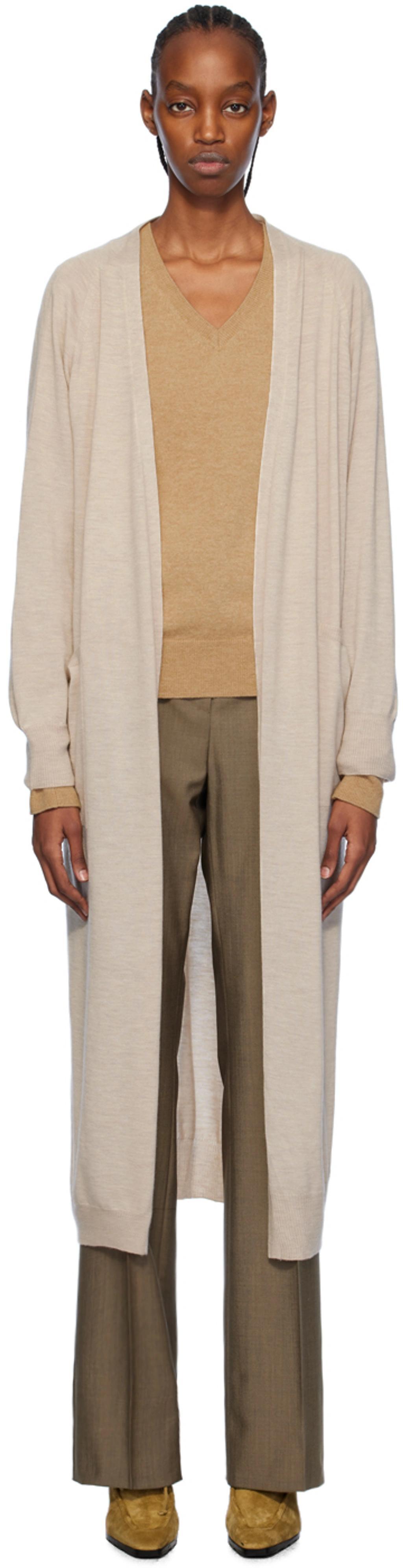 MAX MARA Beige Katanga Cardigan Product Image