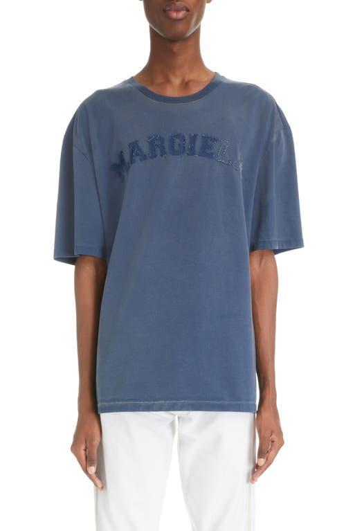 Maison Margiela Distressed Appliqu Logo Cotton T-Shirt Product Image