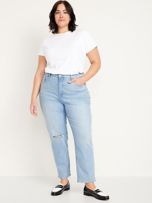 High-Waisted OG Straight Ankle Jeans Product Image