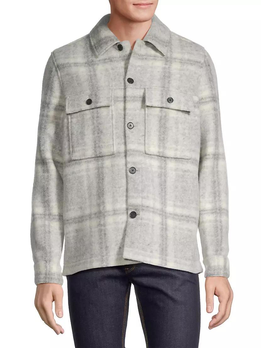 Wilas Plaid Wool-Blend Jacket Product Image