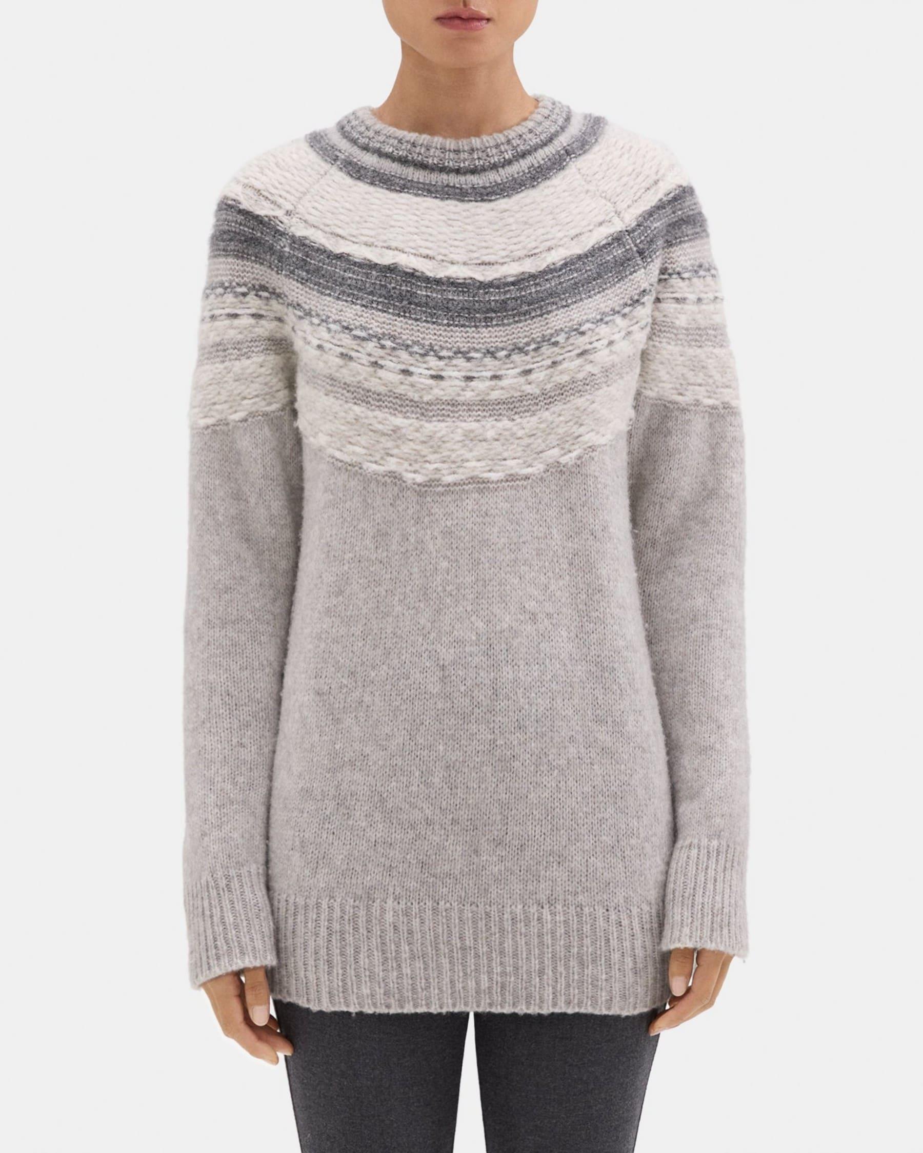 Fair Isle Sweater in Wool-Blend Product Image