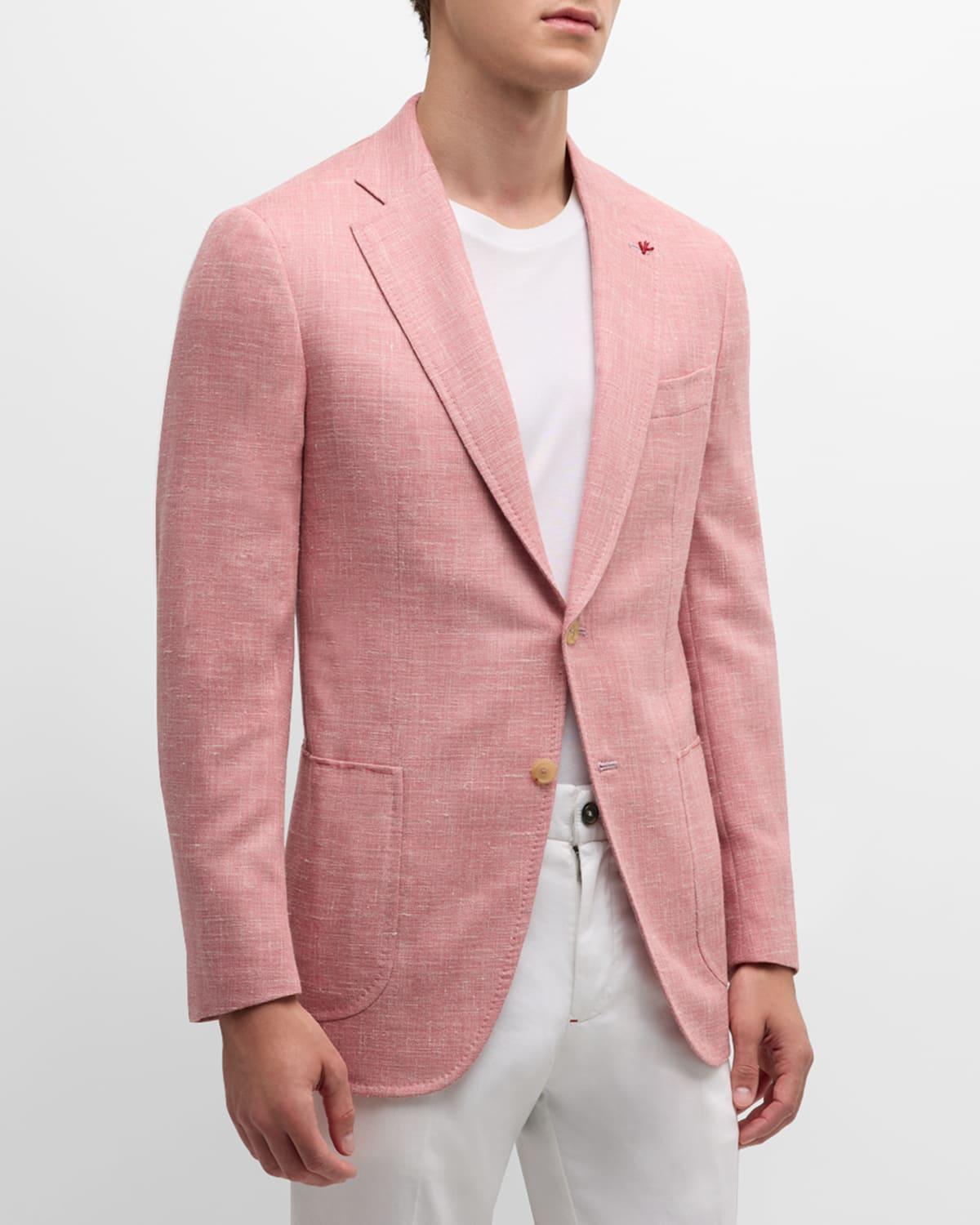 Mens Linen-Blend Blazer Product Image