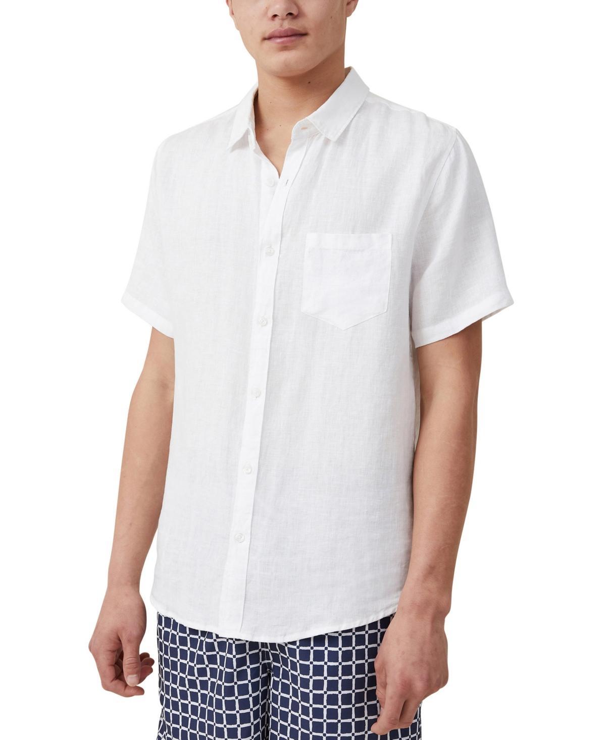 Cotton On Mens Linen Short Sleeve Shirt Product Image