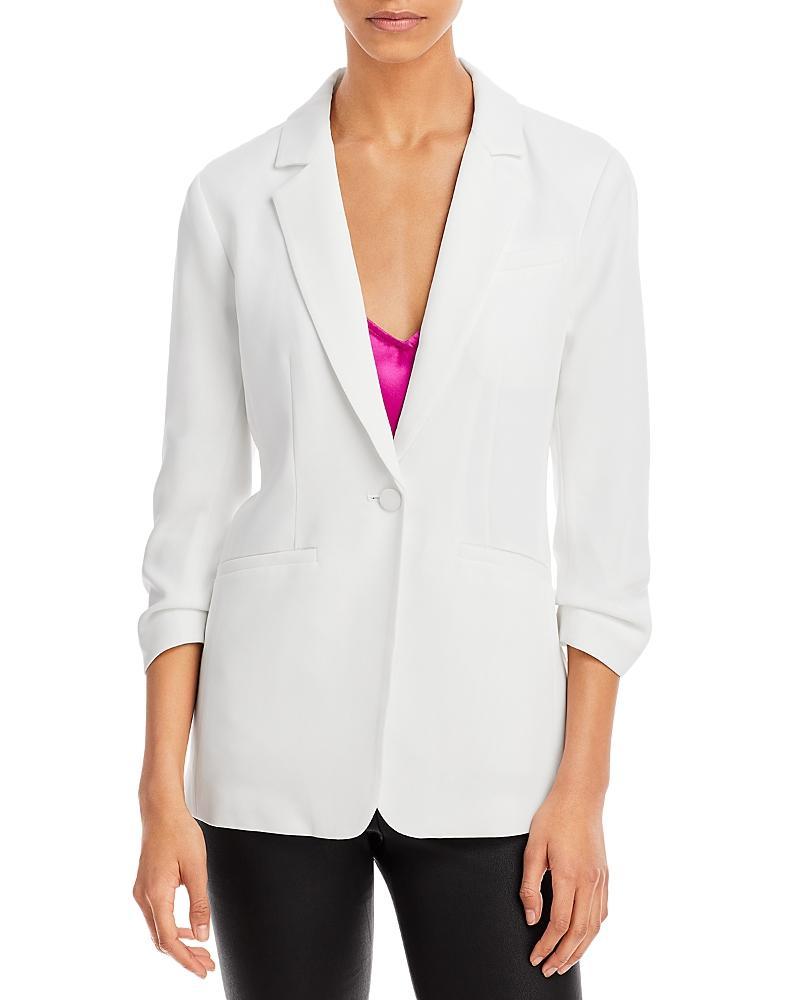 Cinq  Sept Khloe Ruched Sleeve Blazer Product Image