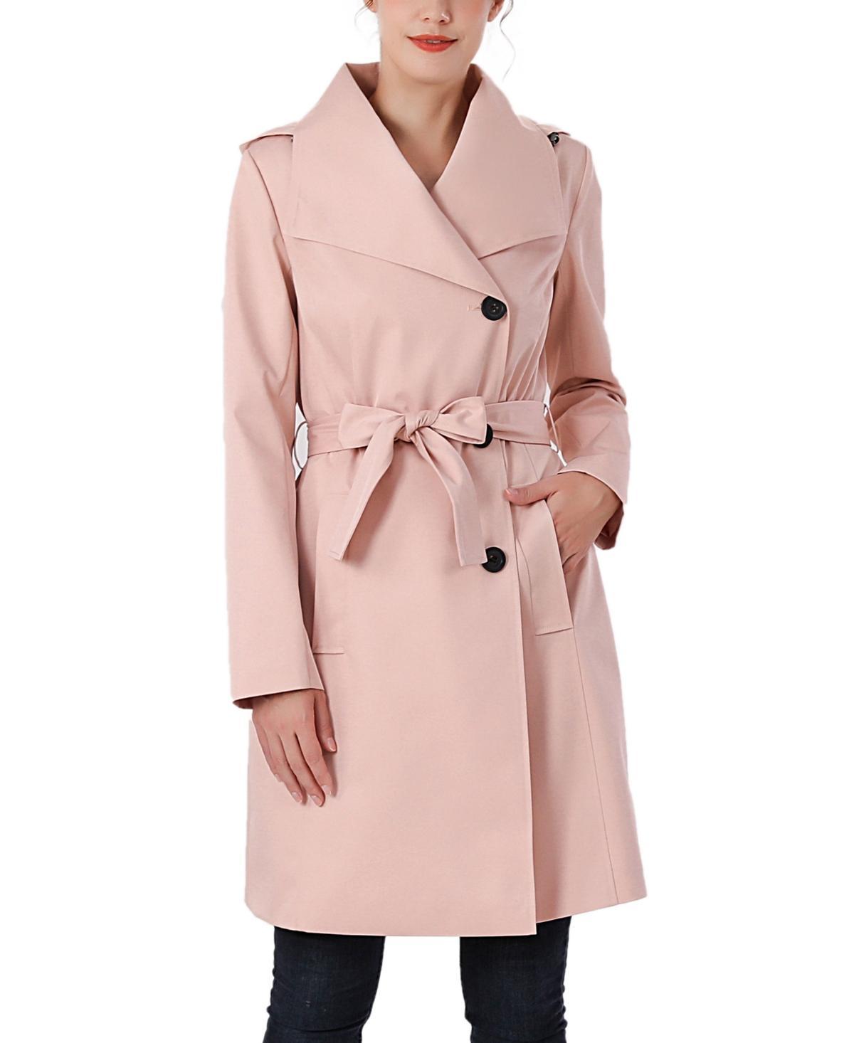 Kimi + Kai Womens Elsa Water-Resistant Hooded Trench Coat Product Image