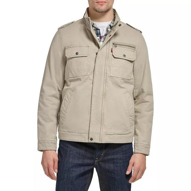 Mens Levis Cotton Filled Military Jacket Product Image