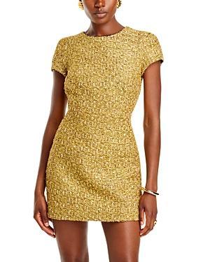 Womens Rowen Metallic Tweed Minidress Product Image