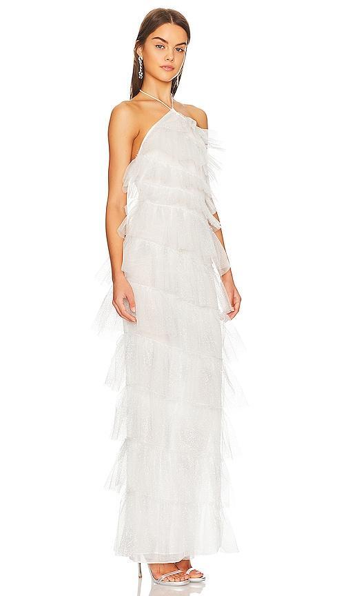 The Bar Henri Gown in White. Product Image