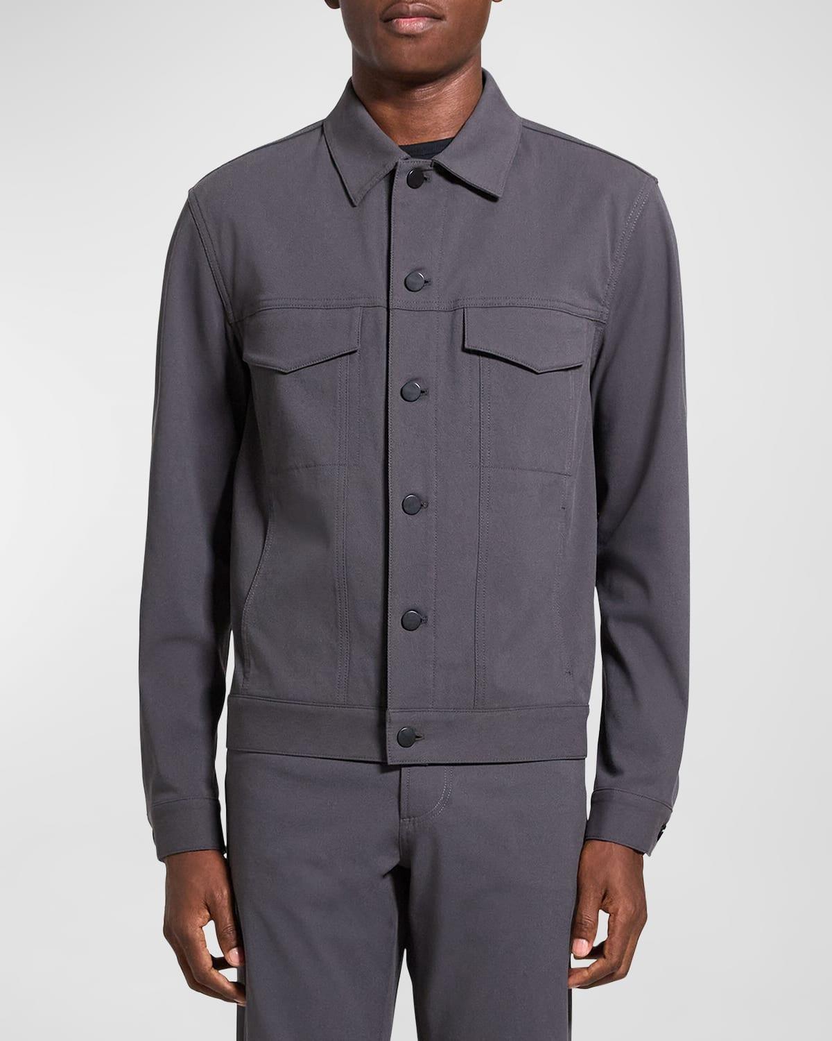 Theory River Trucker Jacket in Neoteric Twill  male Product Image