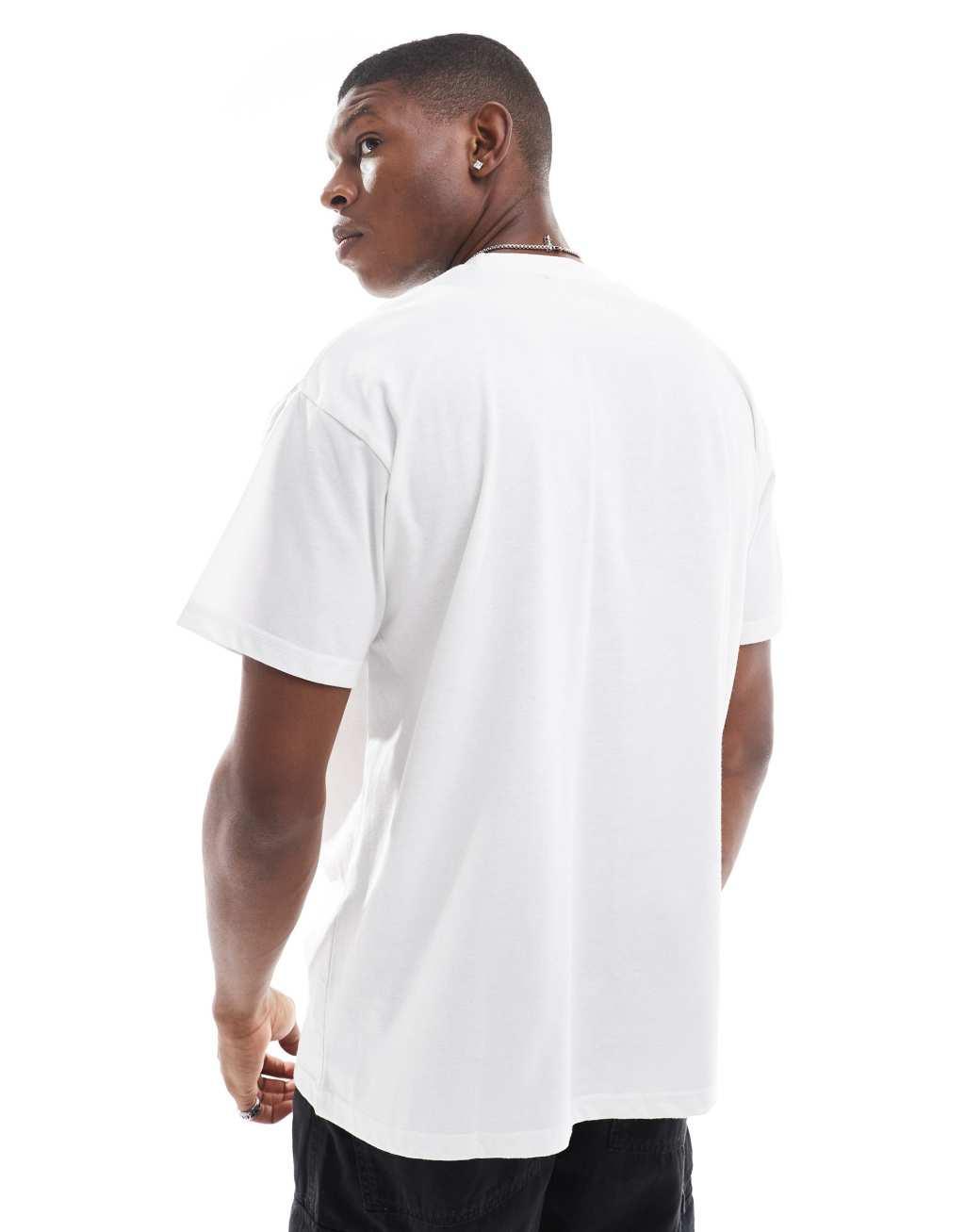 DTT oversized T-shirt in white Product Image