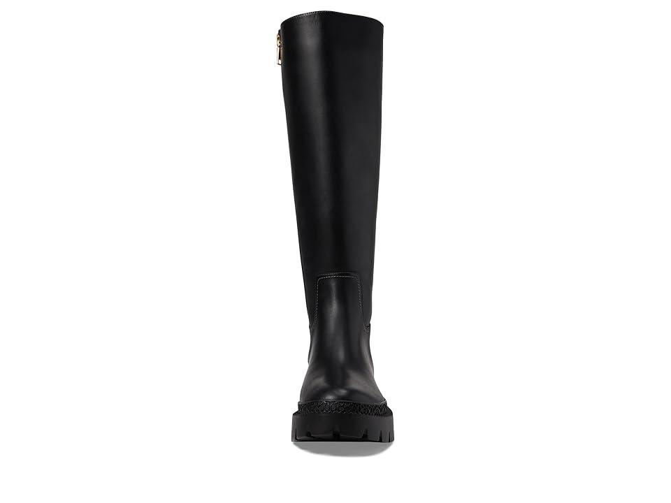 Womens Julietta Leather Knee-High Lug-Sole Boots Product Image