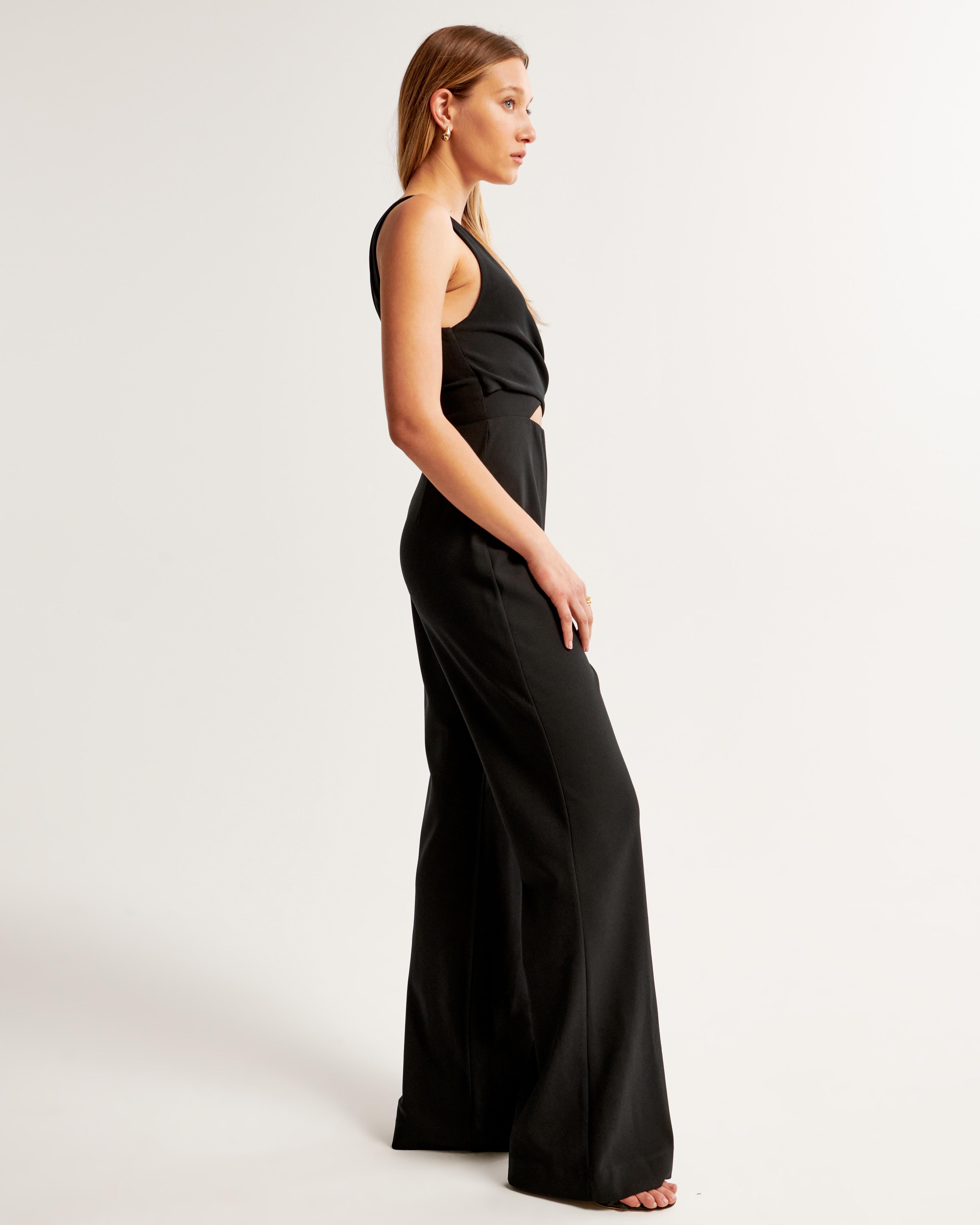 Plunge Cutout Jumpsuit Product Image