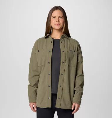 Columbia Women's Blue Point Creek Corduroy Shirt Jacket- Product Image