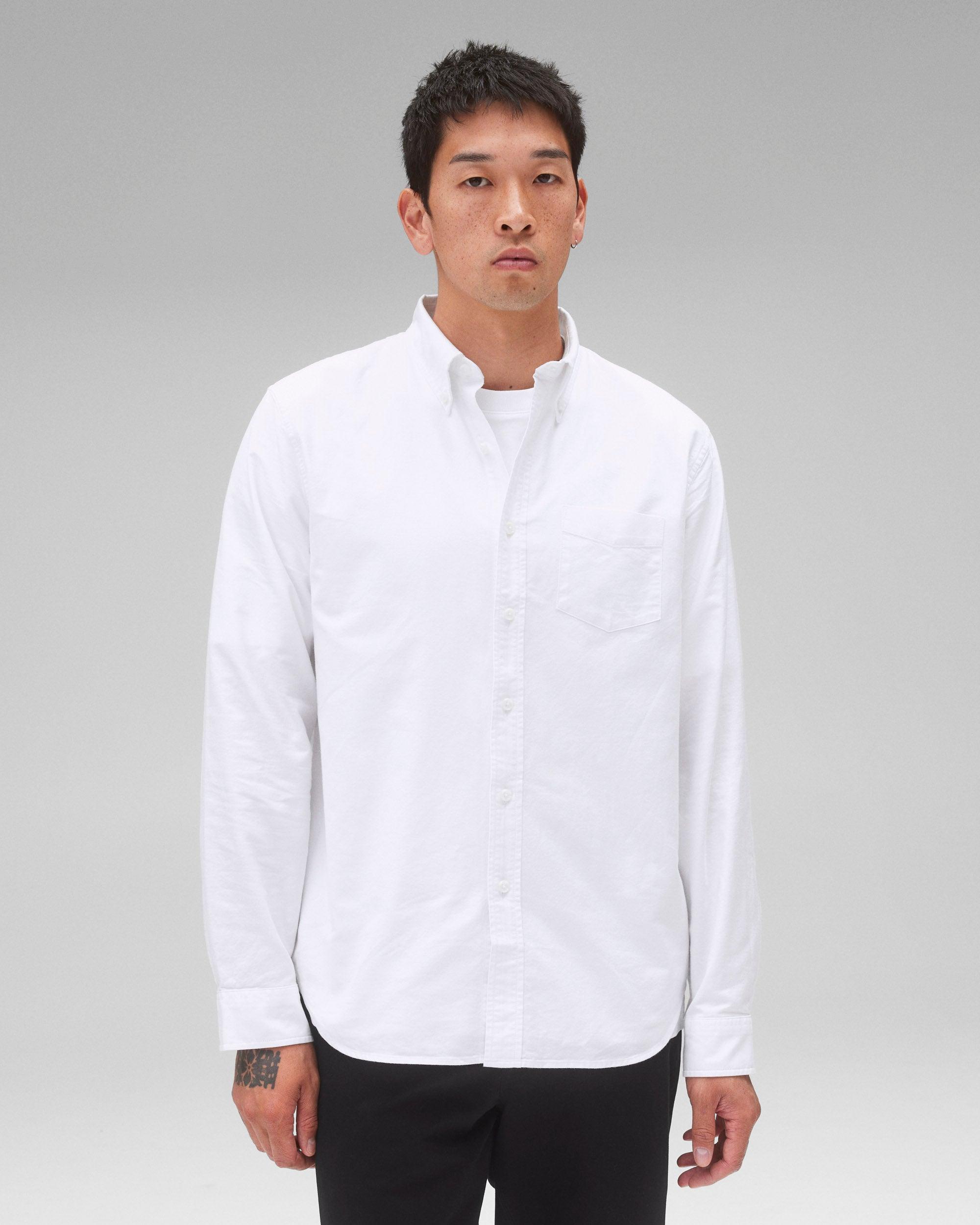 Cotton Oxford Windsor Shirt Male Product Image