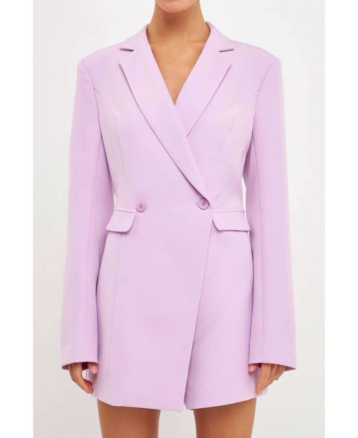 Endless rose Womens Suit Blazer Romper Product Image