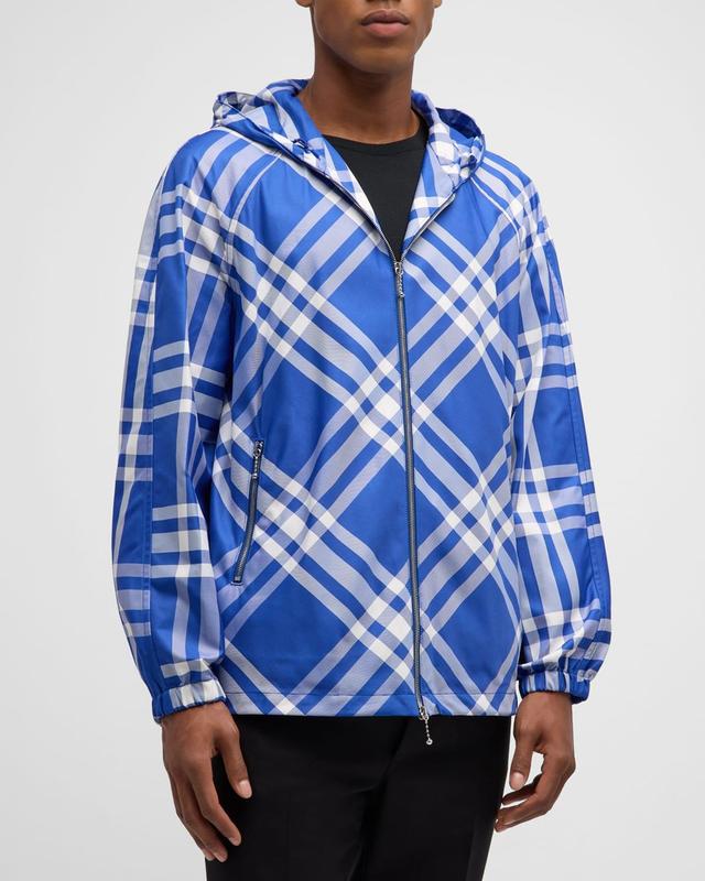 burberry Check Nylon Hooded Jacket Product Image