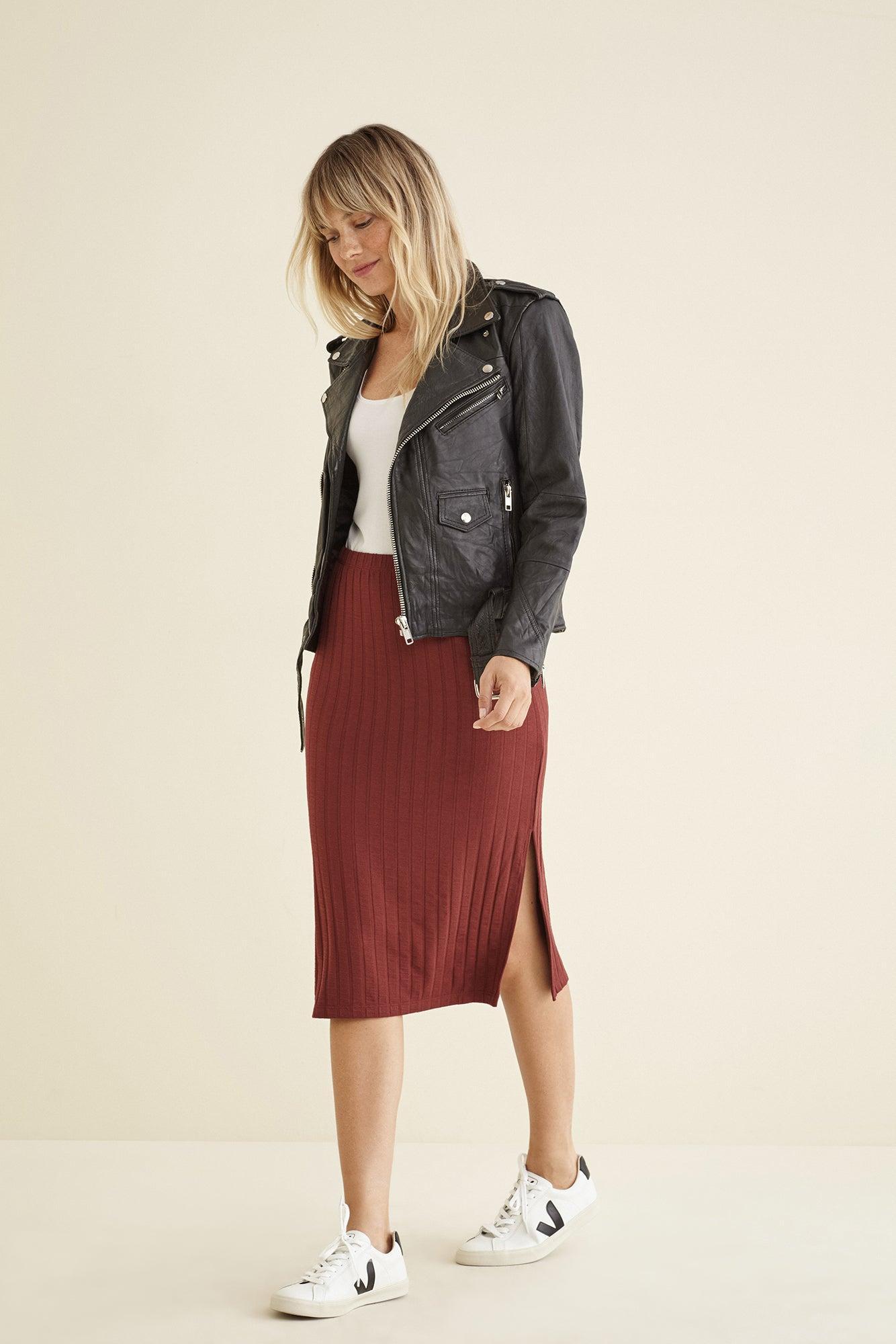 Vindy Paris Rib Skirt - ReAmour Product Image