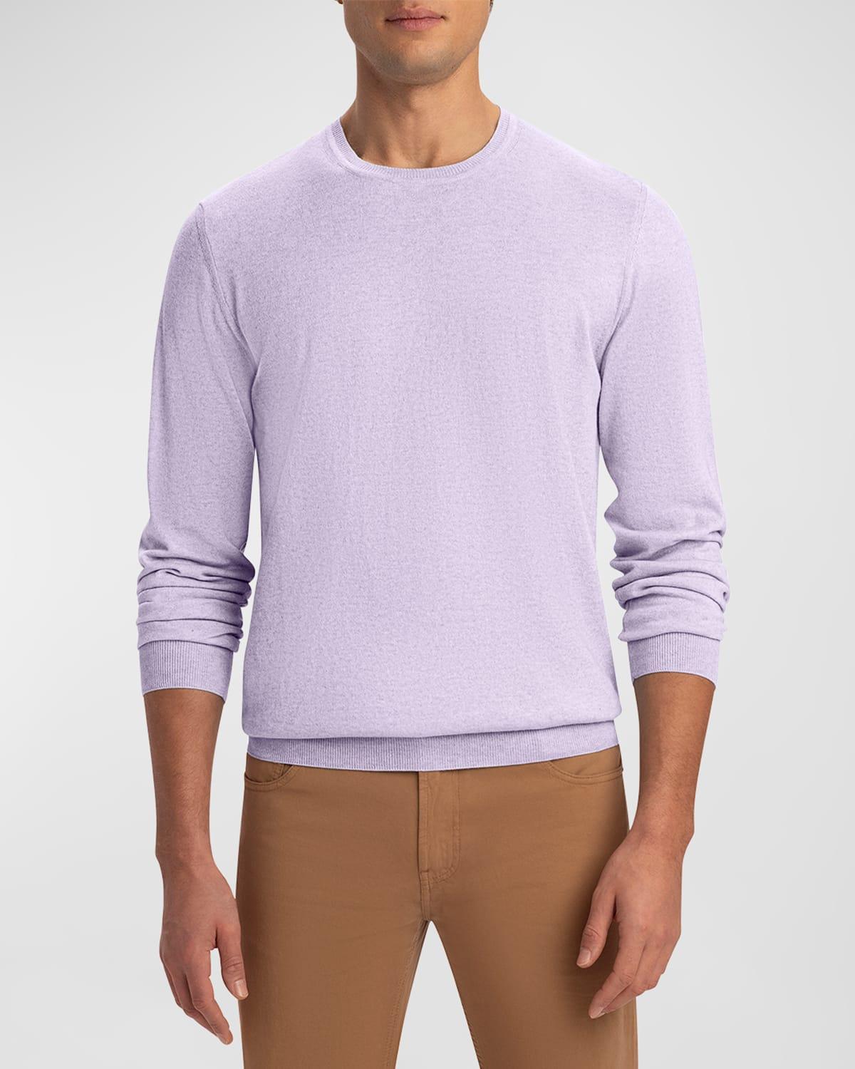 Mens Cotton-Cashmere Crewneck Sweater Product Image