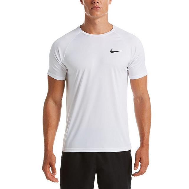 Mens Nike Dri-FIT UPF 40+ Hydroguard Short Sleeve Swim Tee Mineral Blue Product Image