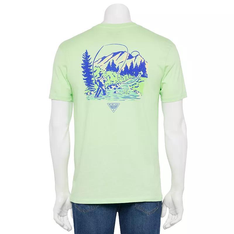 Mens Columbia PFG Short Sleeve Back Graphic Tee Product Image