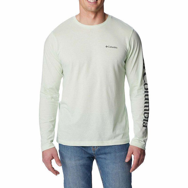 Mens Columbia Thistletown Hills Logo Tee Ice Green Grey product image