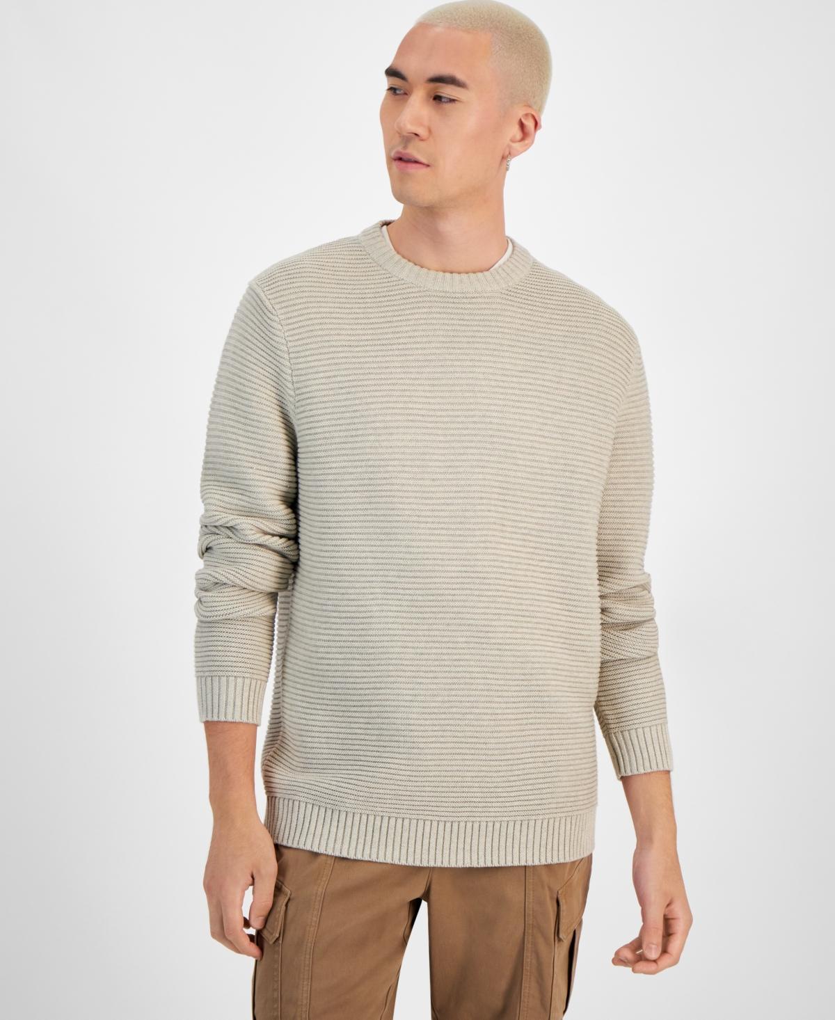 Sun + Stone Mens Links Textured Crewneck Pullover Sweater, Created for Macys Product Image