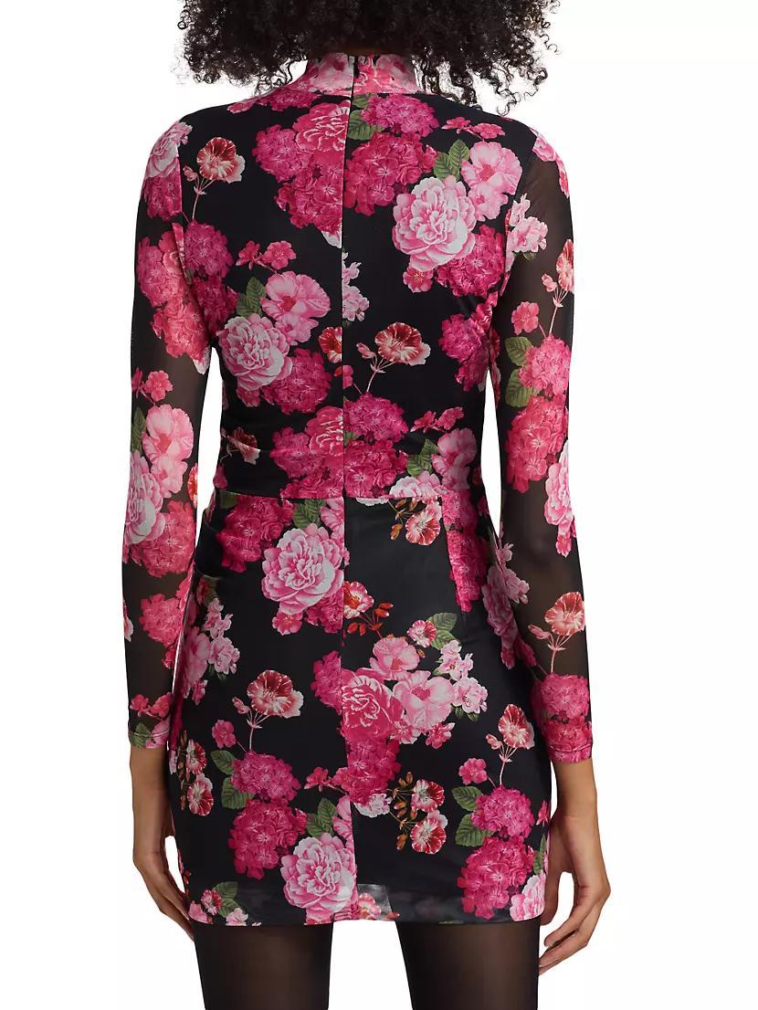 Talulla Floral Mesh Minidress Product Image