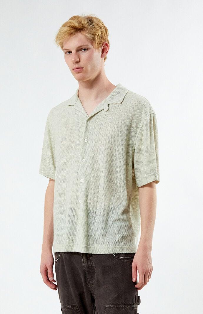 Men's Textured Camp Shirt Product Image