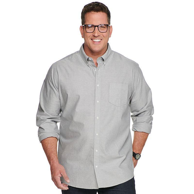 Big & Tall Sonoma Goods For Life Perfect Length Button-Down Shirt, Mens Product Image