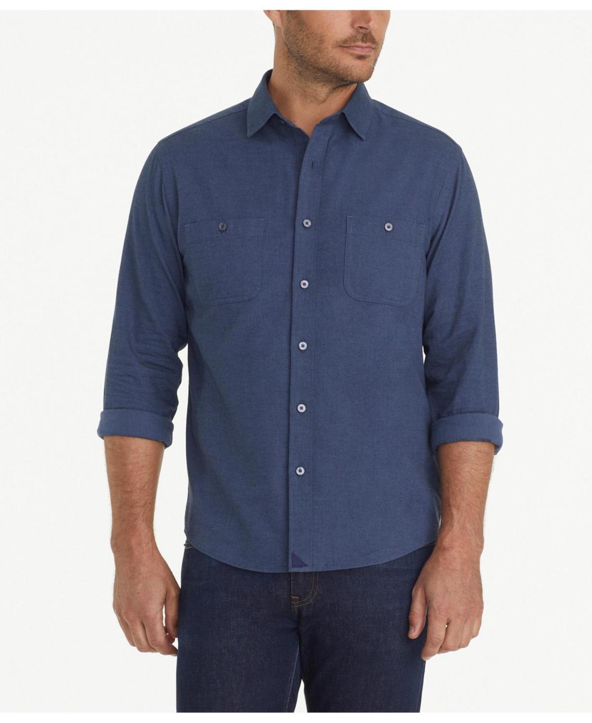 UNTUCKit Mens Regular Fit Hemsworth Flannel Button Up Shirt Product Image