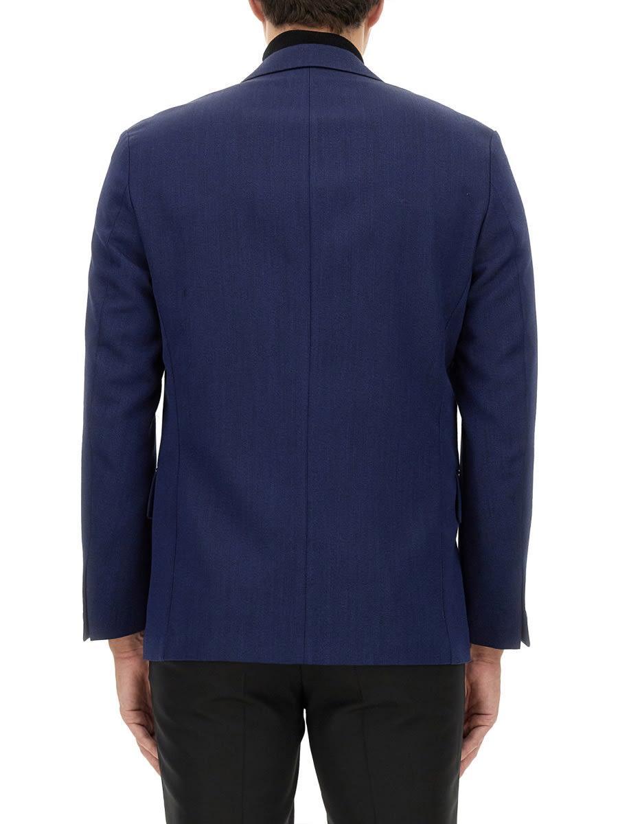 HUGO BOSS Double-breasted Jacket In Blue Product Image