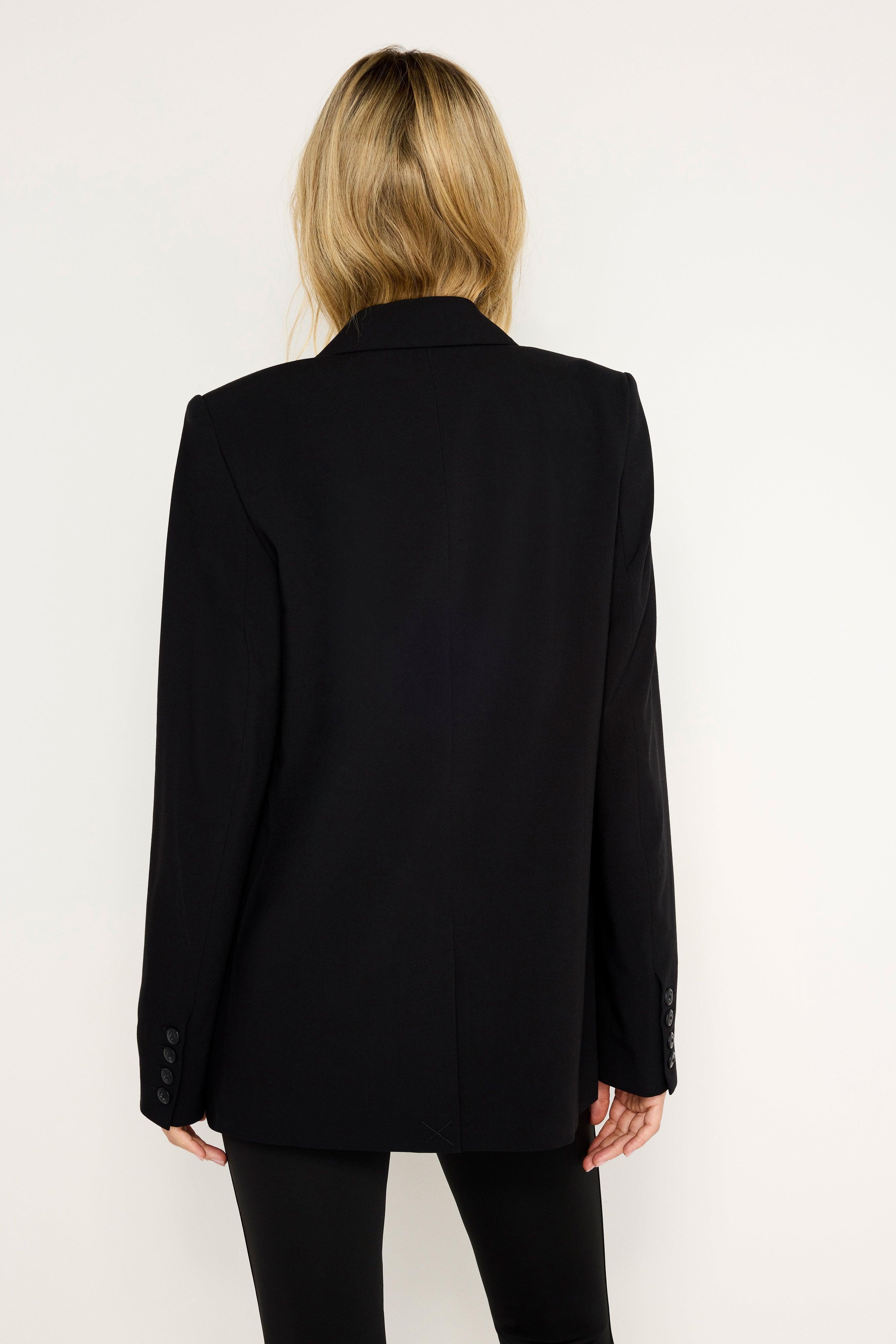 ESSENTIAL SUITING OVERSIZED BLAZER | BLACK001 Product Image