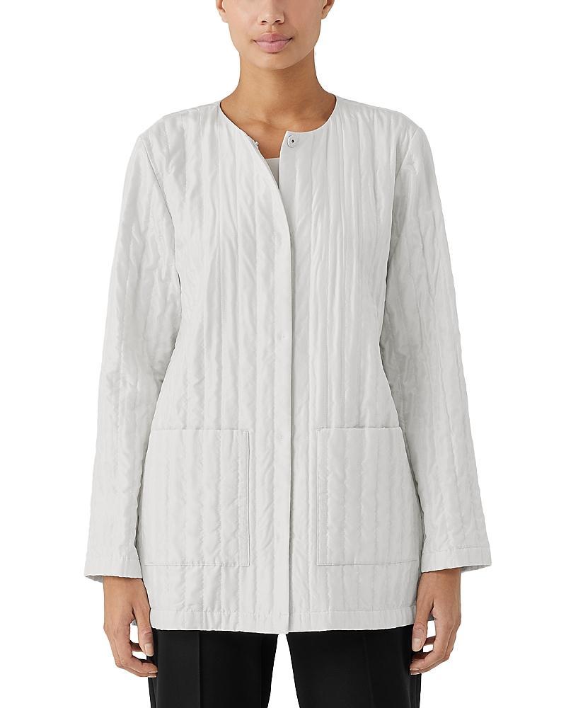 Eileen Fisher Silk Quilted Jacket Product Image