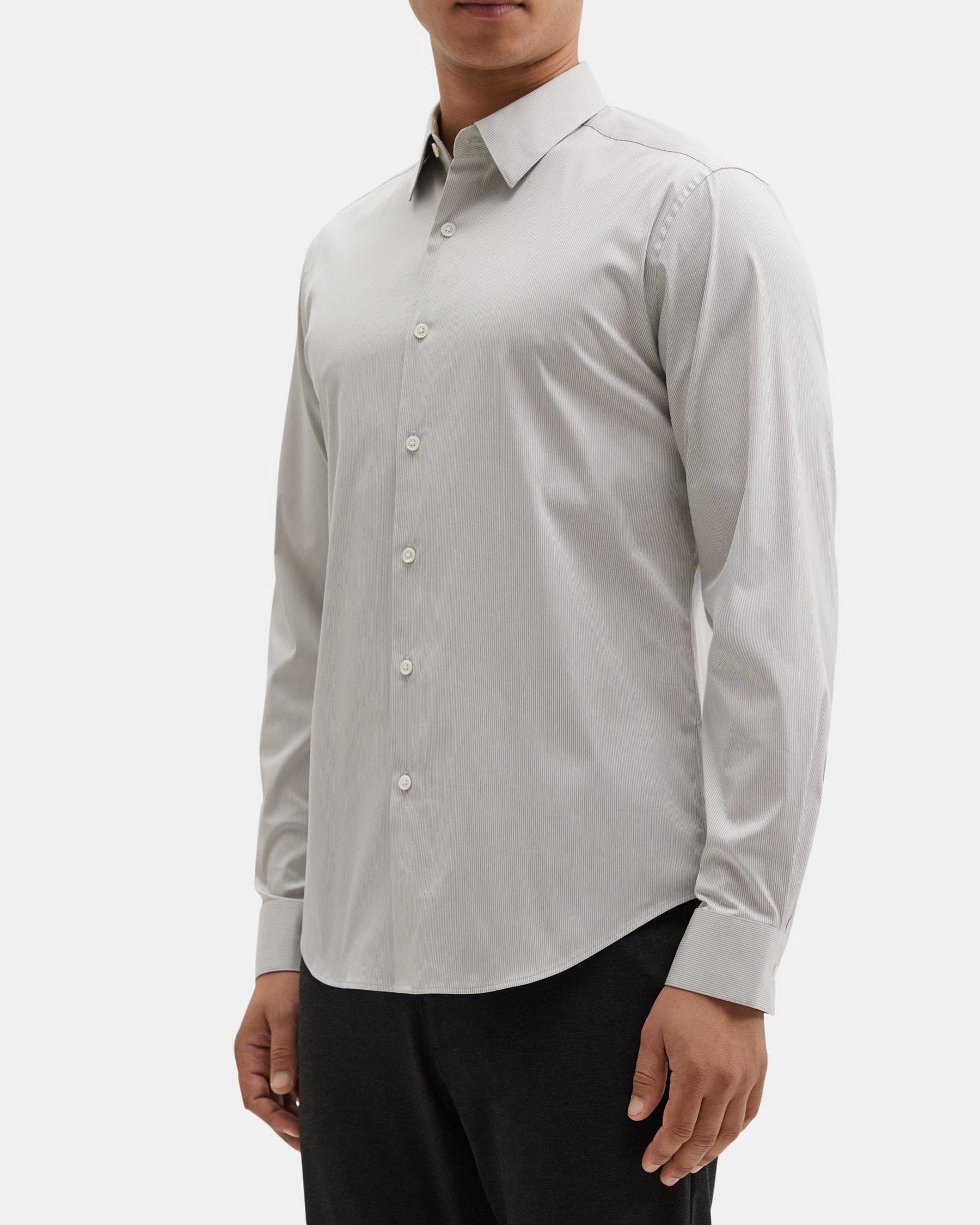 Tailored Shirt in Stretch Cotton-Blend Product Image