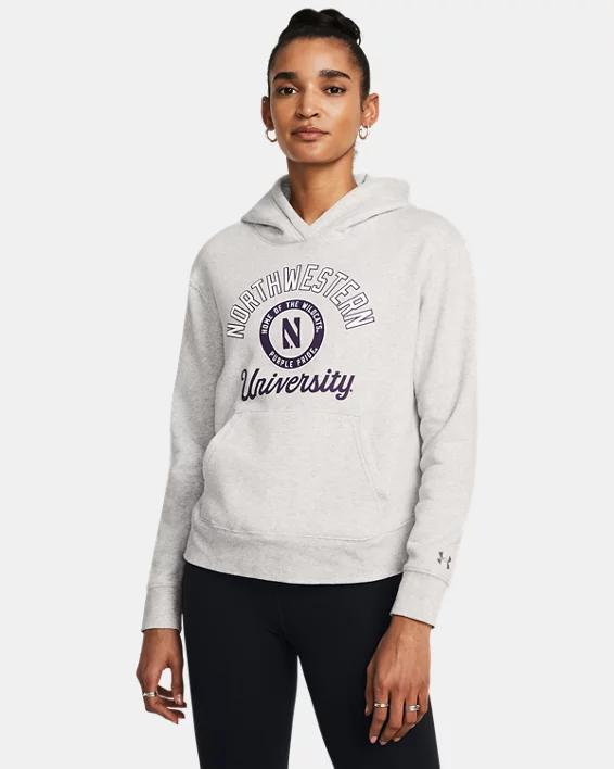 Womens UA Rival Fleece Collegiate Hoodie Product Image