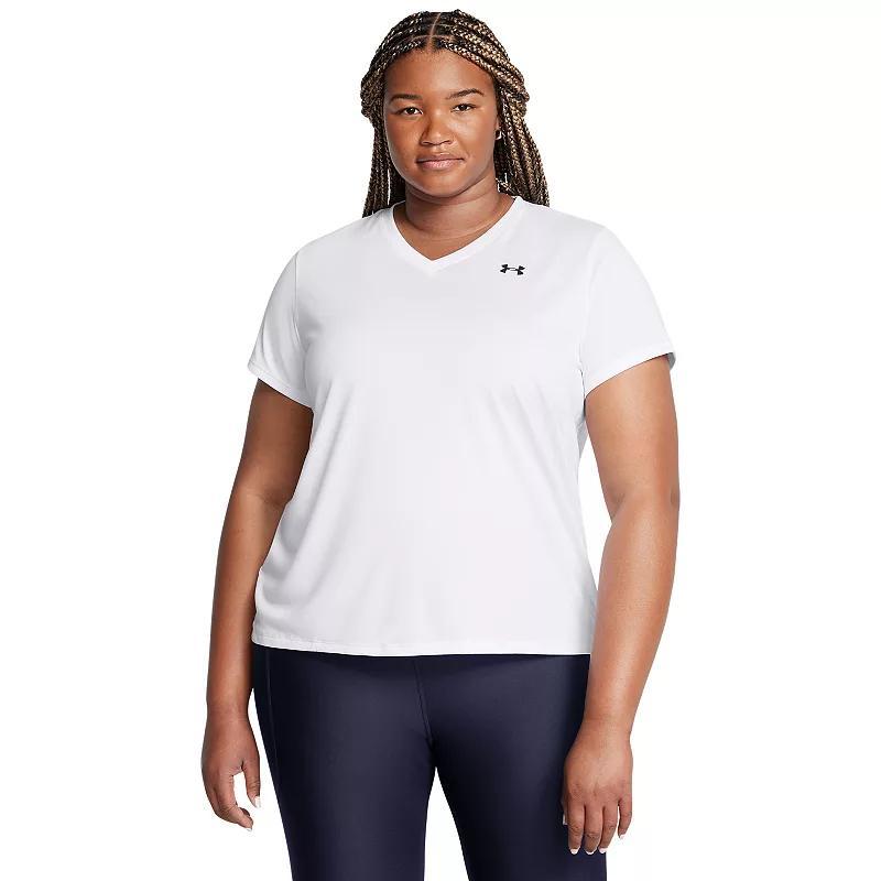 Womens Under Armour Tech V-Neck Short Sleeve Tee Product Image