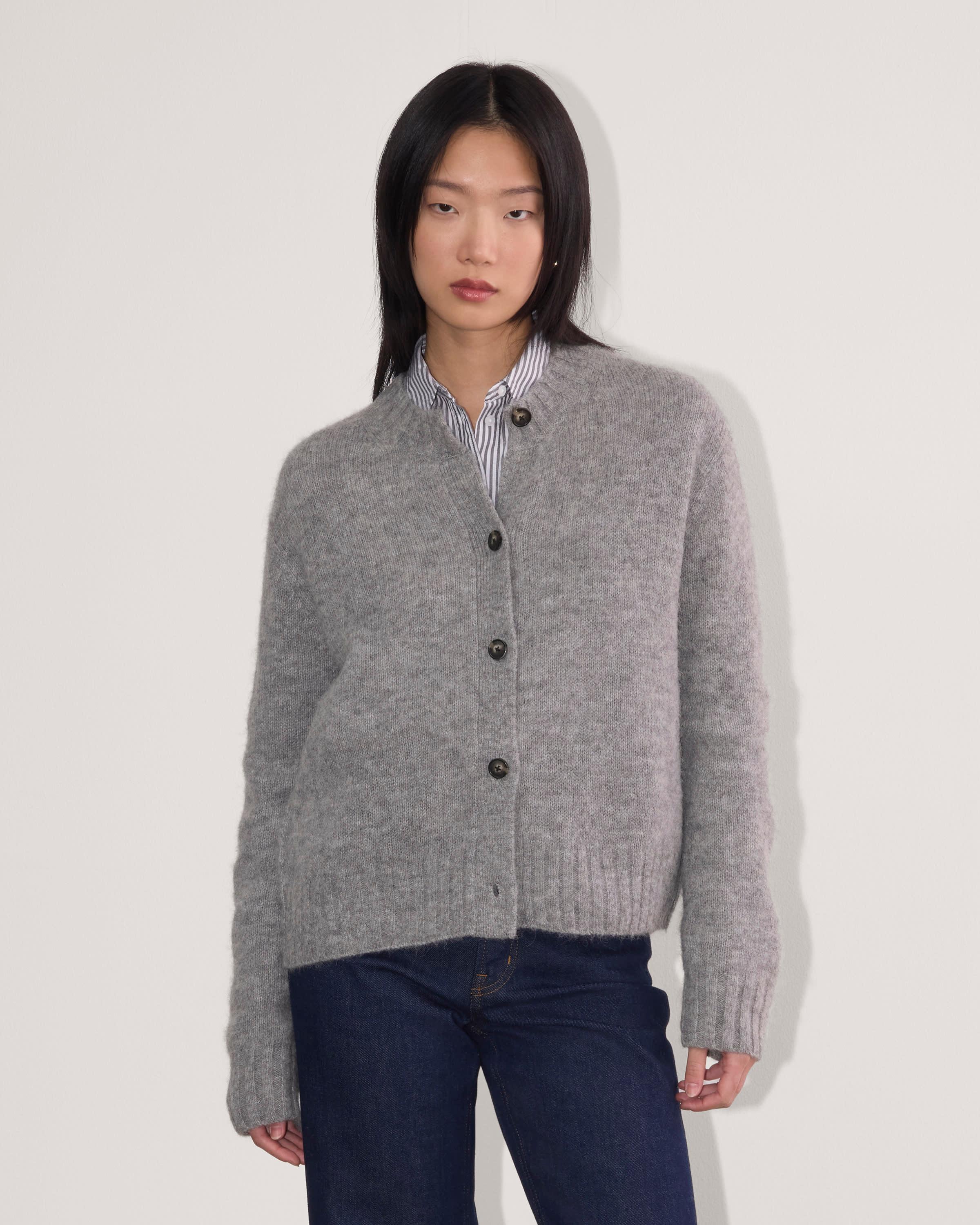 The Crew Cardigan in Alpaca Product Image