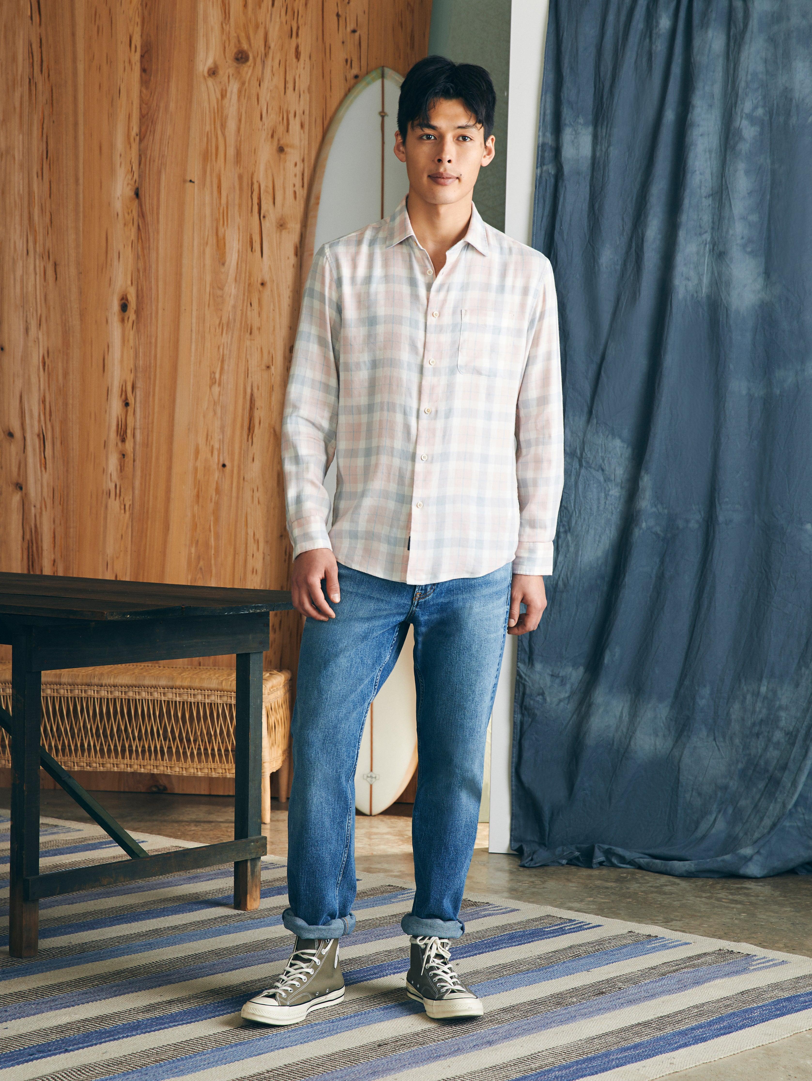 Weekend Blend Shirt - Mauve Field Plaid Product Image