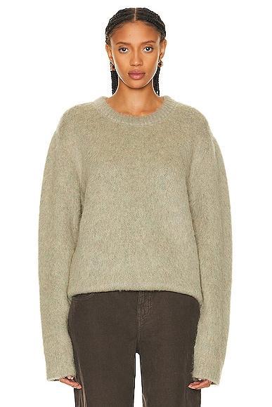 Lemaire Brushed Sweater in Blue Product Image