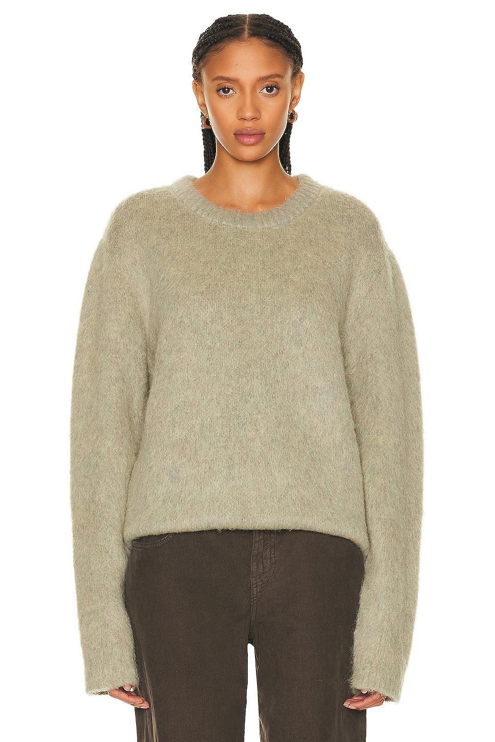 Lemaire Brushed Sweater in Blue Product Image