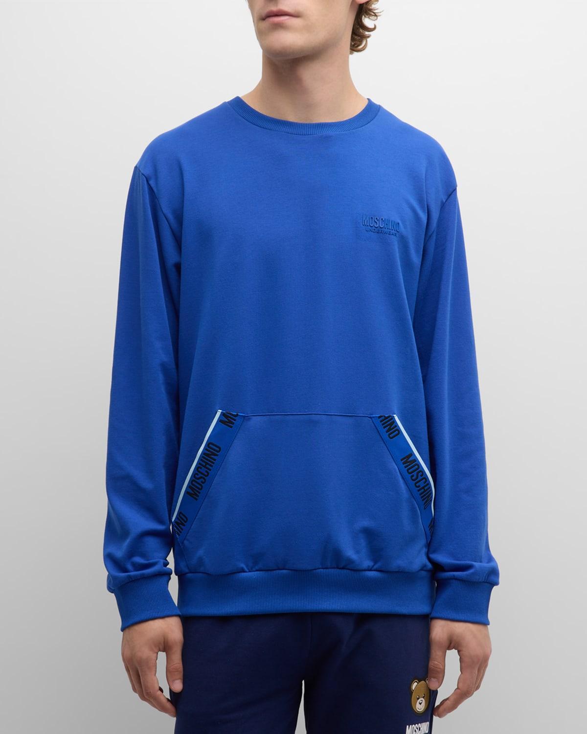 Mens Sweatshirt with Logo Taping Product Image