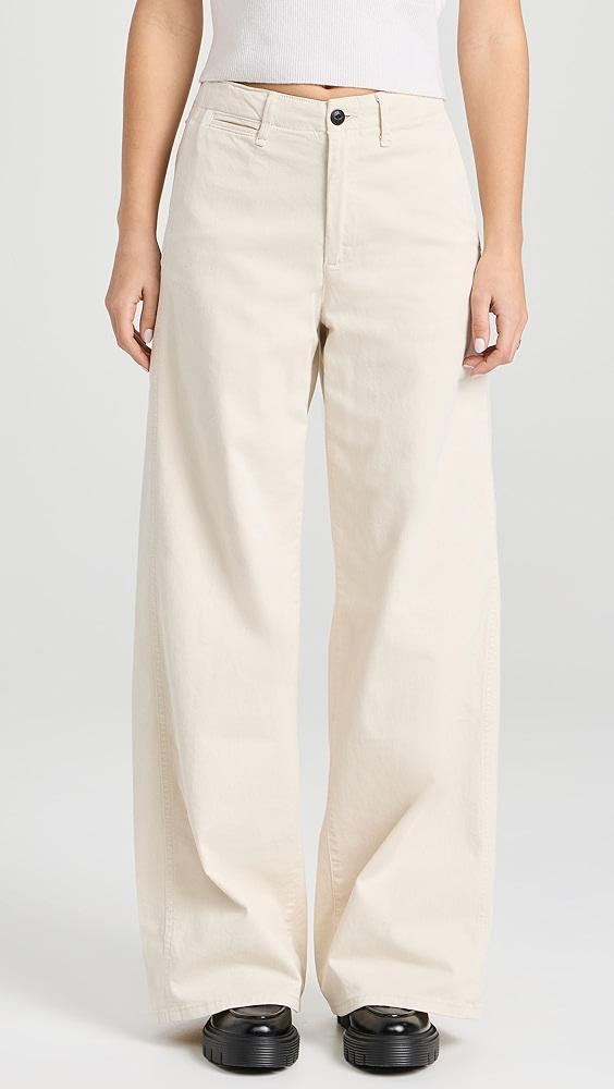 rag & bone Sofie Wide Leg Chino Pants | Shopbop Product Image