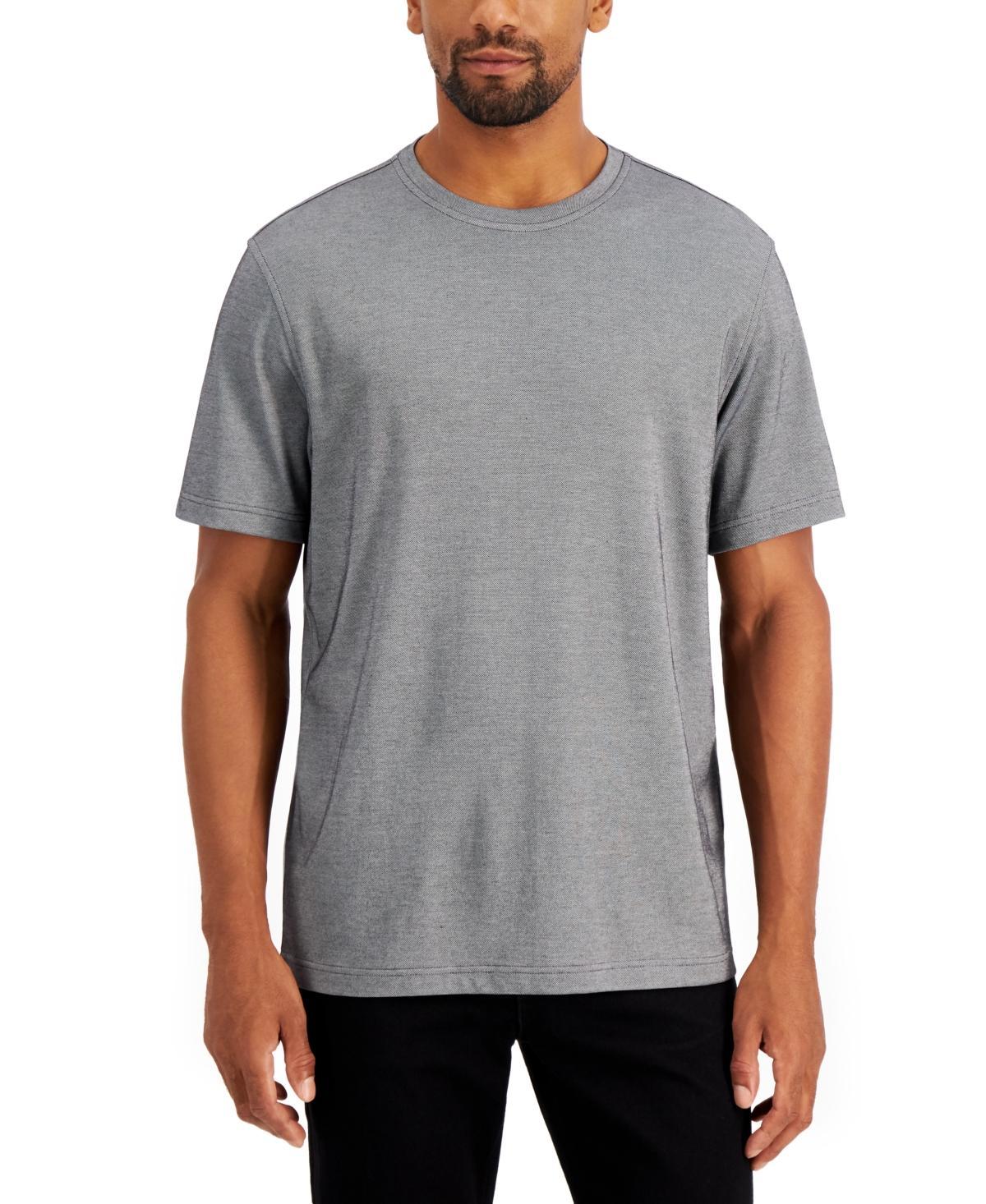 Alfani Mens Solid Supima Blend Crewneck T-Shirt, Created for Macys Product Image